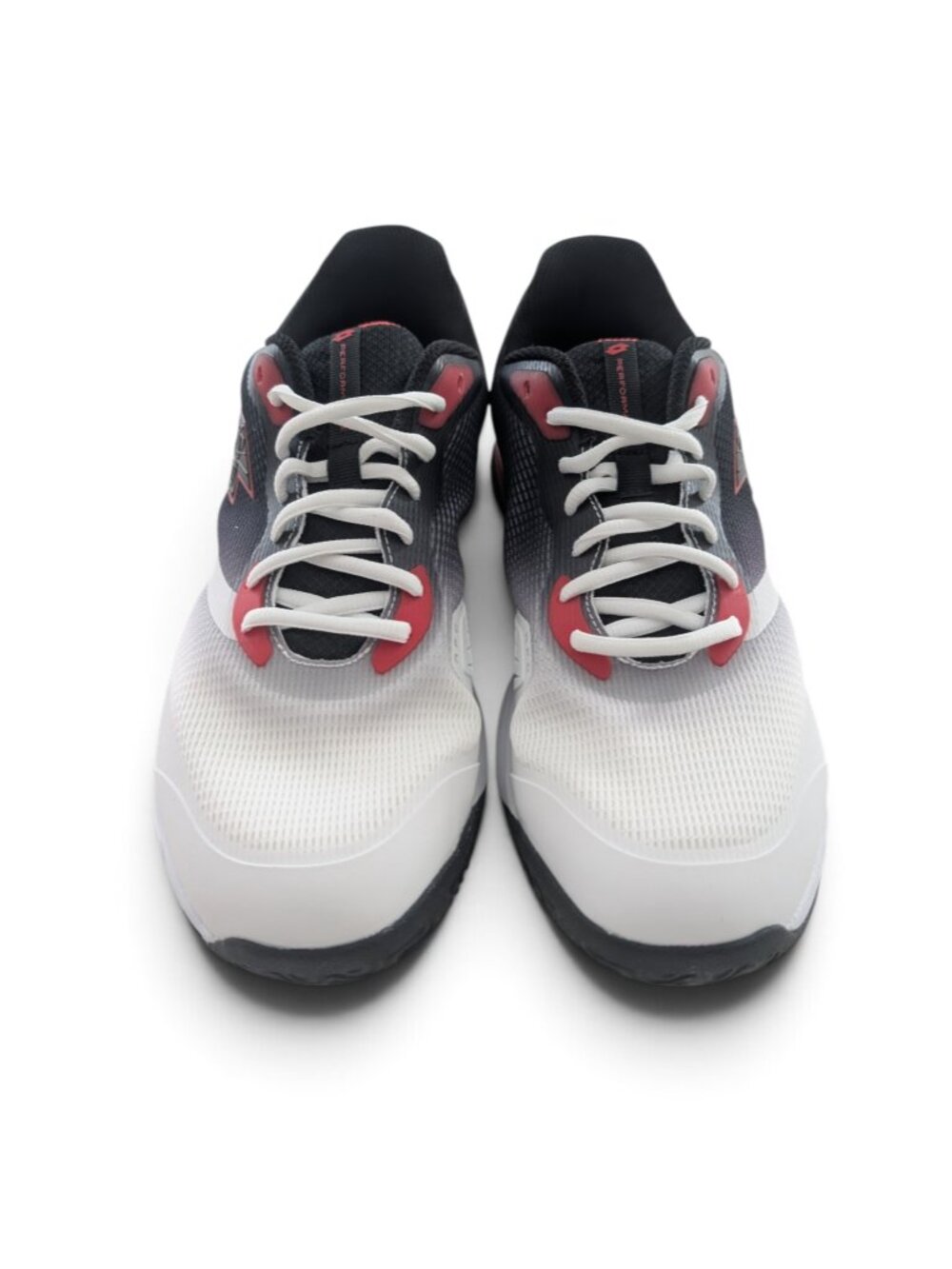 Lotto Mirage 400 ALR Men's Tennis Shoes Size 13 White Black Red EUC